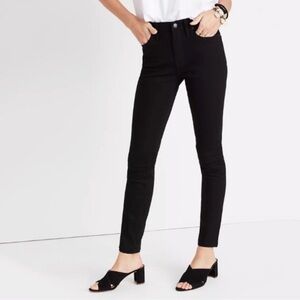 Madewell black skinny jeans 24 petite